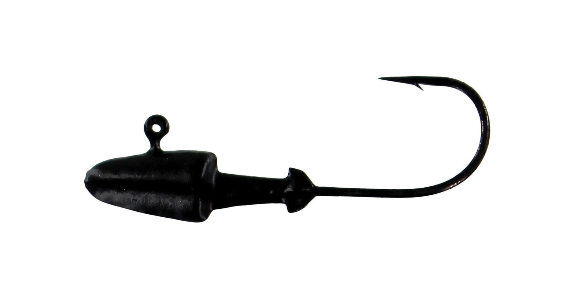 Owner 5147-028 Ultrahead Darter Jighead 1/8 oz 1/0 Hook Black 