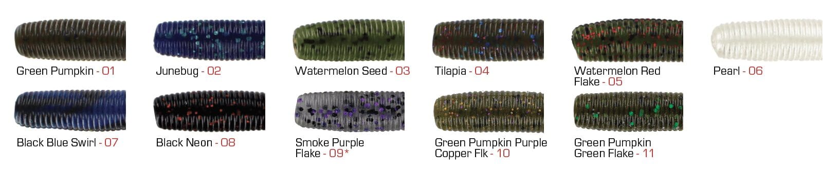 Assorted Colors 3Skirted Double Tail Grub Premium Fishing Lures Baits
