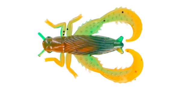 Big bite baits cricket in various colors and pack sizes.