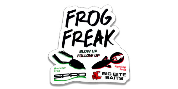 Big Bite Baits Frog Freak sticker